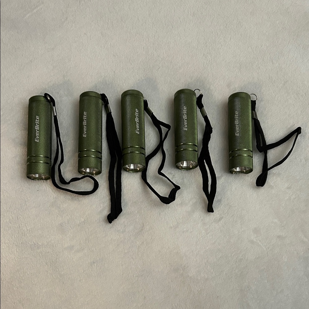 EverBrite Green Mini Flashlight Set